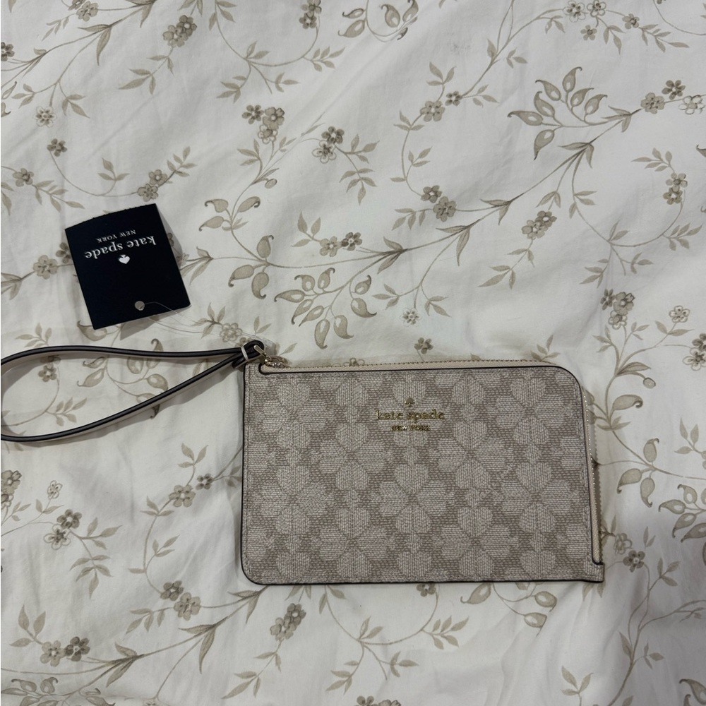 Kate Spade Floral Pattern Wristlet Clutch